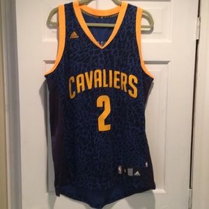 adidas men’s lyric Irving blue cavaliers jersey